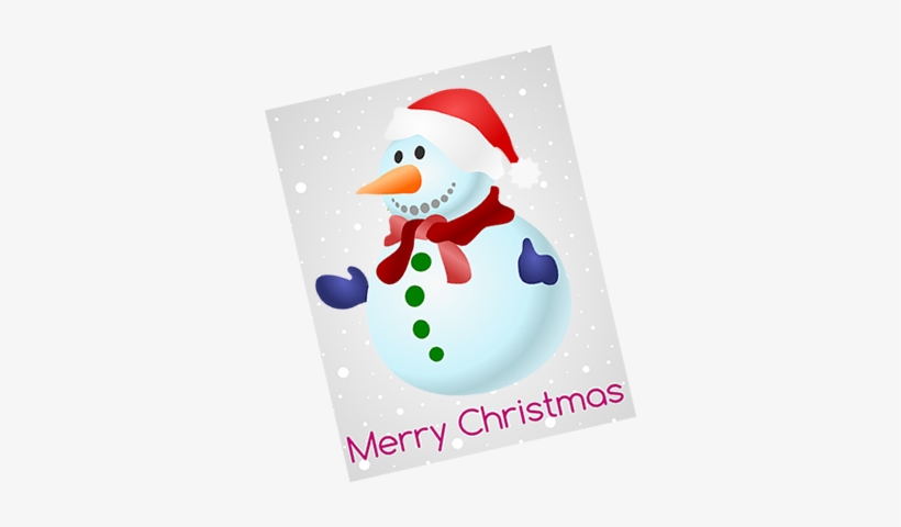 How To Print Your Own Christmas Cards At Home - Weihnachtsmann-weihnachtsgruß-karte Karte, transparent png download