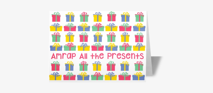 Amrap The Presents Card - Gift, transparent png download