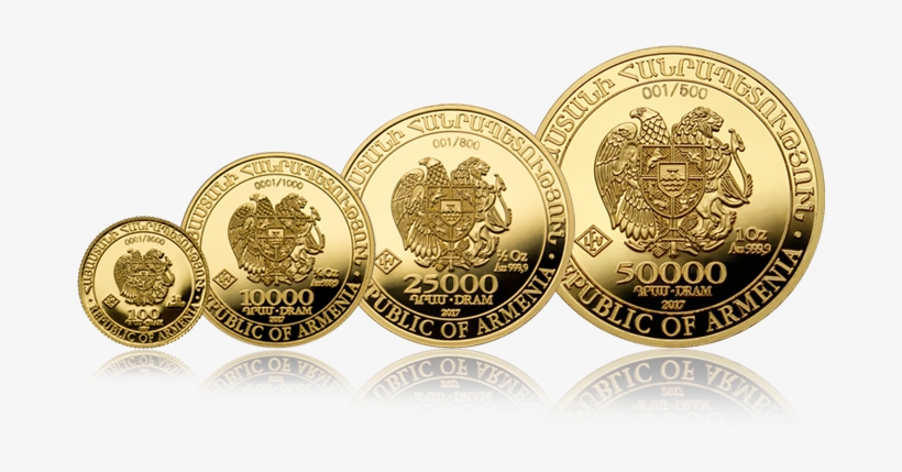Noah's Ark Gold Coins Proof - 1 Unze Gold Arche Noah, transparent png download
