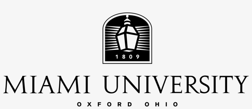 Miami University Logo Png Transparent - Black Miami University Logo, transparent png download