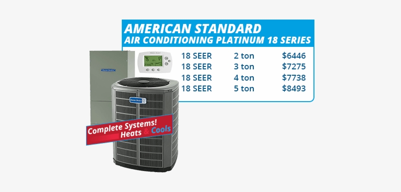 American Standard Platinum 18 Series Units - Gold, transparent png download