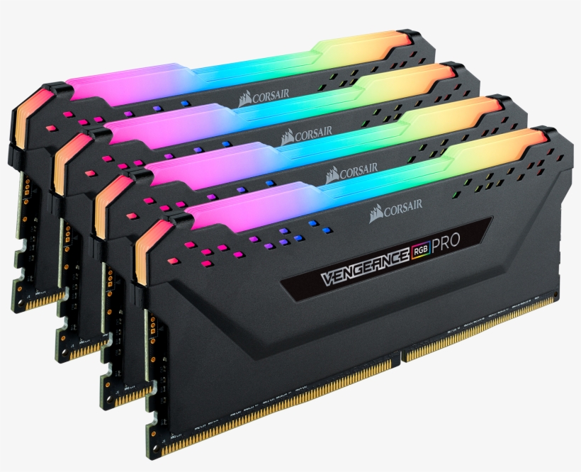 Equipped With All-new Black Or White Aluminum Heat - Corsair Vengeance Rgb Pro, transparent png download