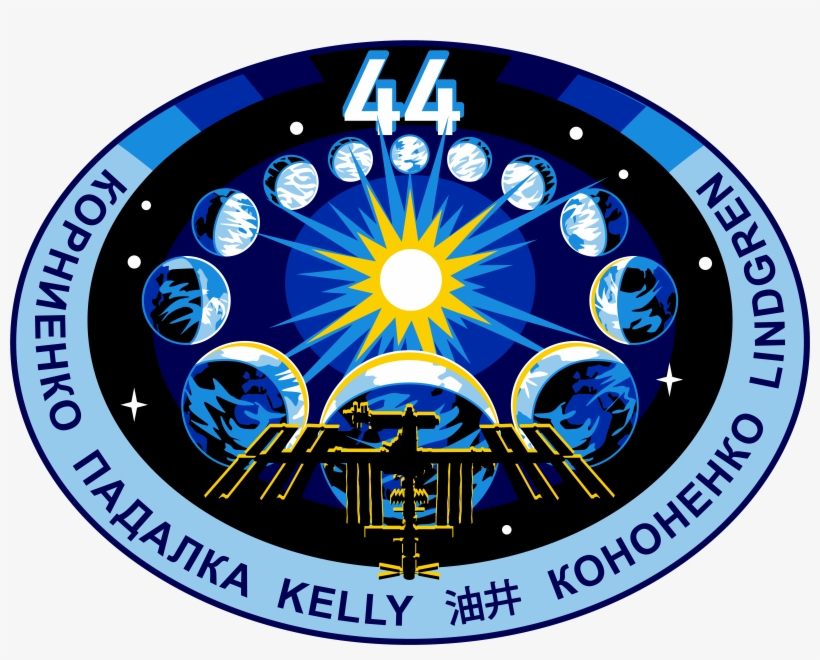 Iss Expedition 44 Patch - International Space Station, transparent png download