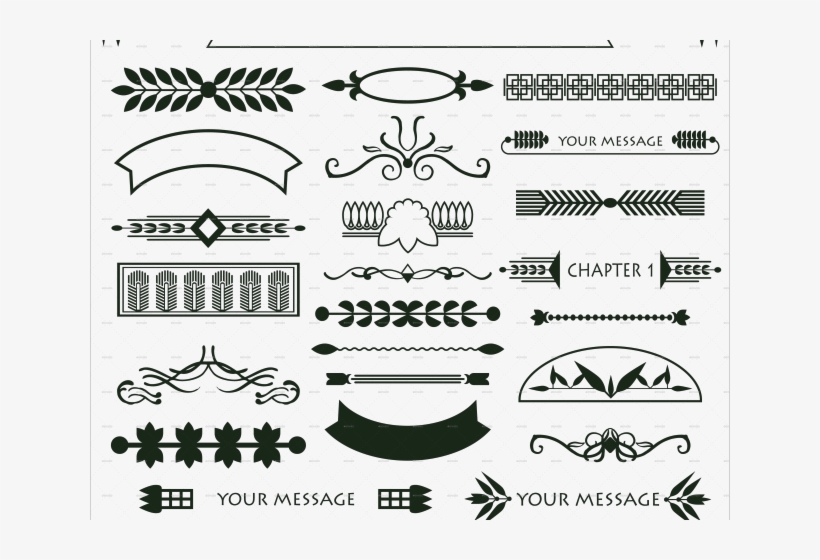 Decorative Page Dividers - Decorative Arts, transparent png download