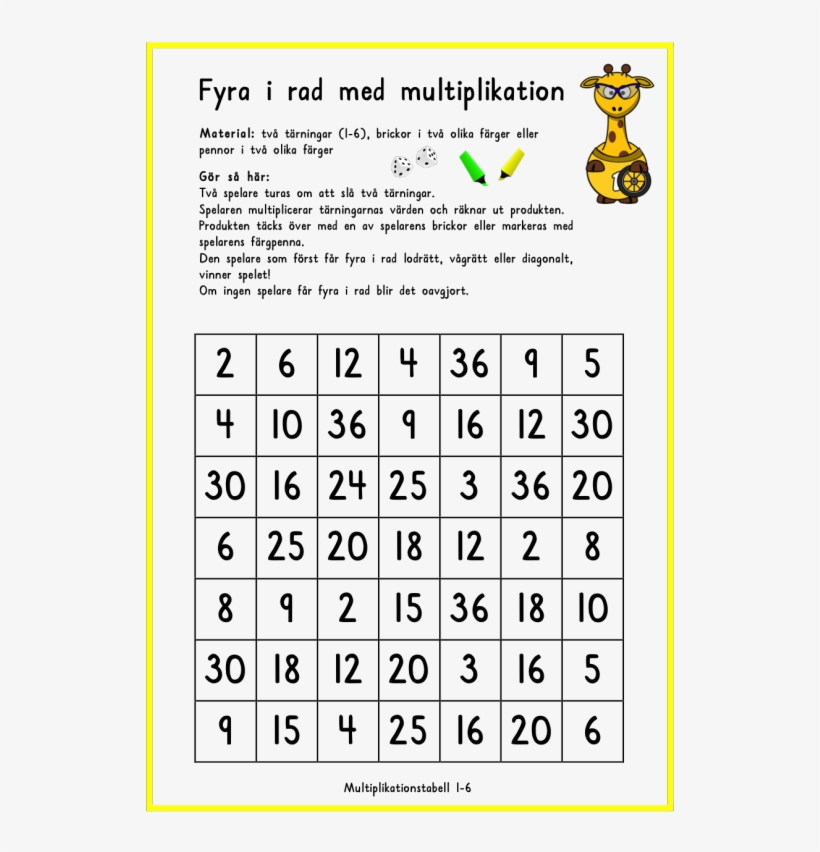 Fyra I Rad Med Multiplikation - Cyclist Giraffe Cartoon Shower Curtain, transparent png download