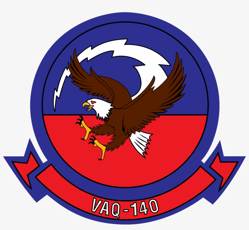 Electronic Attack Squadron 140 Insignia 2015 - Vaq 140, transparent png download