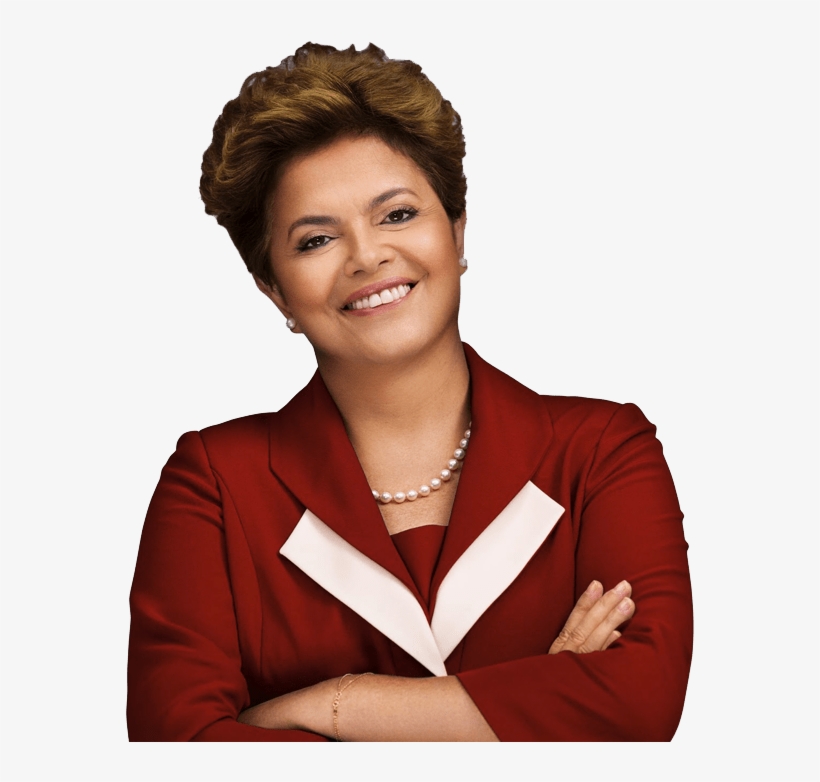 Dilma Rousseff Portrait Happy Png - Dilma Rousseff, transparent png download