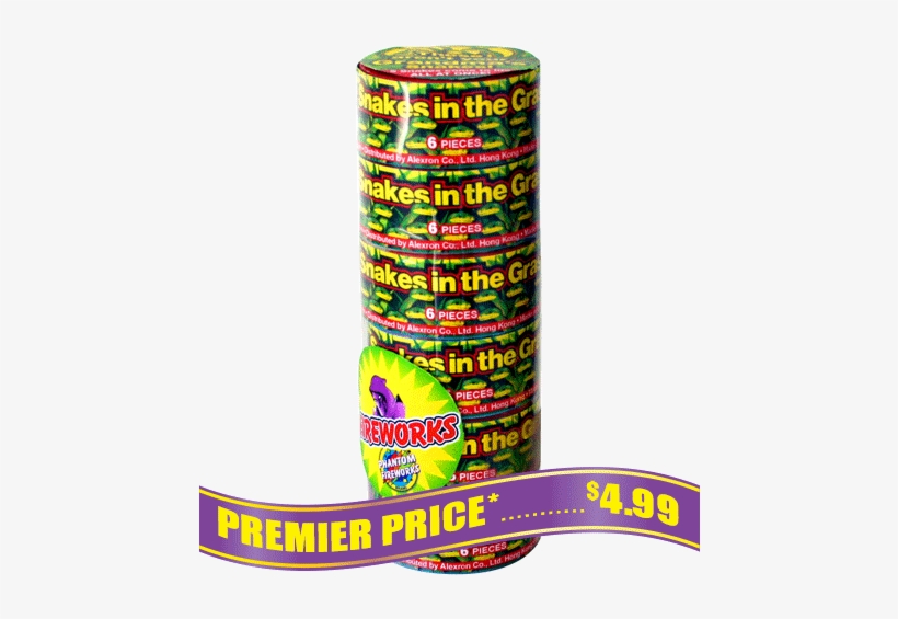 Snakes In The Grass 6 Piece Pack - Garden Spring Firework, transparent png download