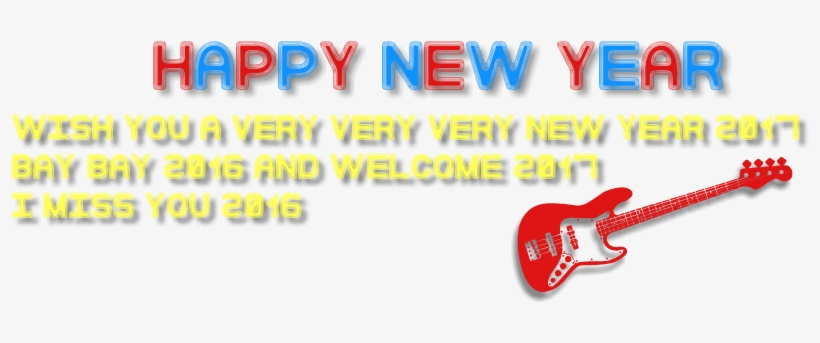Least New Year 2017 Png - Musical Instrument, transparent png download