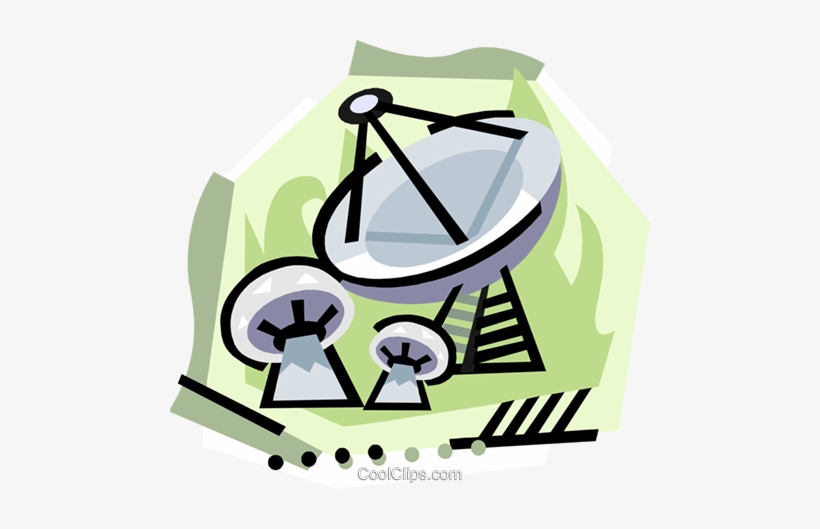Satellite Dishes Royalty Free Vector Clip Art Illustration, transparent png download
