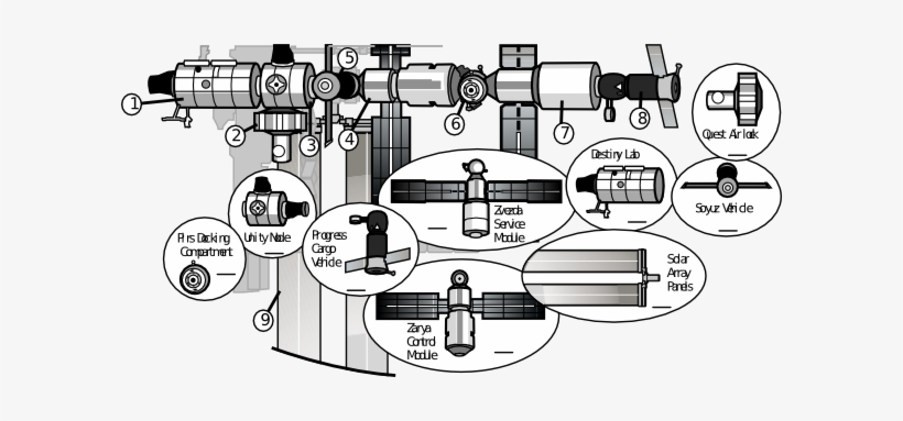 Satellite Diagram Clip Art At Clker - Clip Art, transparent png download