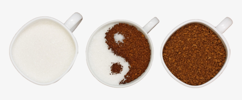 Coffee And Sugar - Coffee Beans And Cream Yin Yang Necklace Coffee Pendant, transparent png download