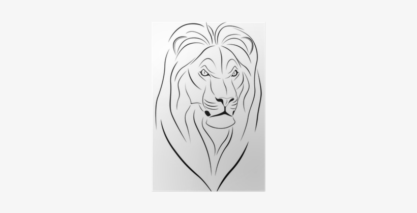 Abstract Lion, transparent png download