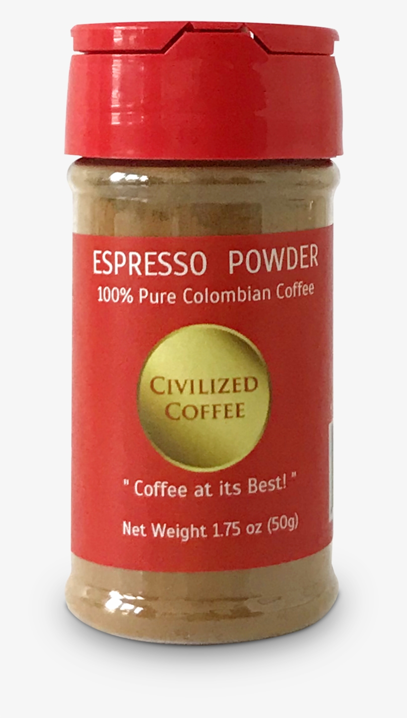 Espresso Powder 100% Columbian Coffee, transparent png download