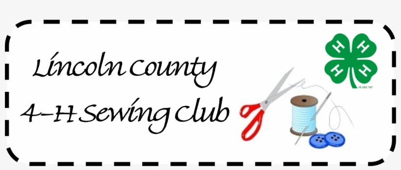 2016 4-h Sewing Club - 4 H Clover, transparent png download