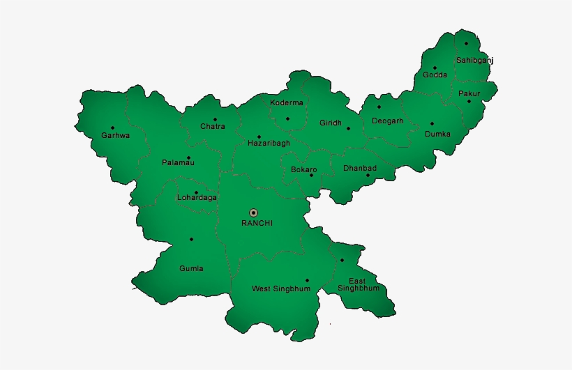 Gems Missionary Was Threatened & Abused By Bajrang - Jharkhand Map Vector, transparent png download