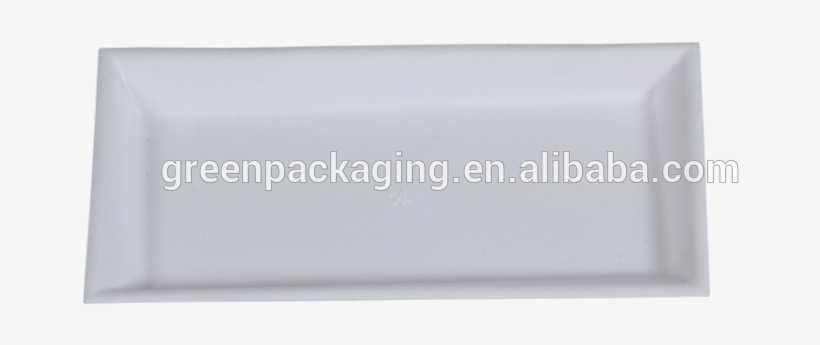 Disposable Sugarcane Rectangular Plates For Party 180x90x15 - Envelope, transparent png download