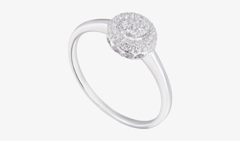 Ideal Cluster Diamond Ring - Pre-engagement Ring, transparent png download