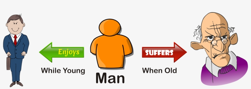 Anyone Who Has Lived A Septuagenarian Will Hopelessly - Cartoon Man In Suit, transparent png download