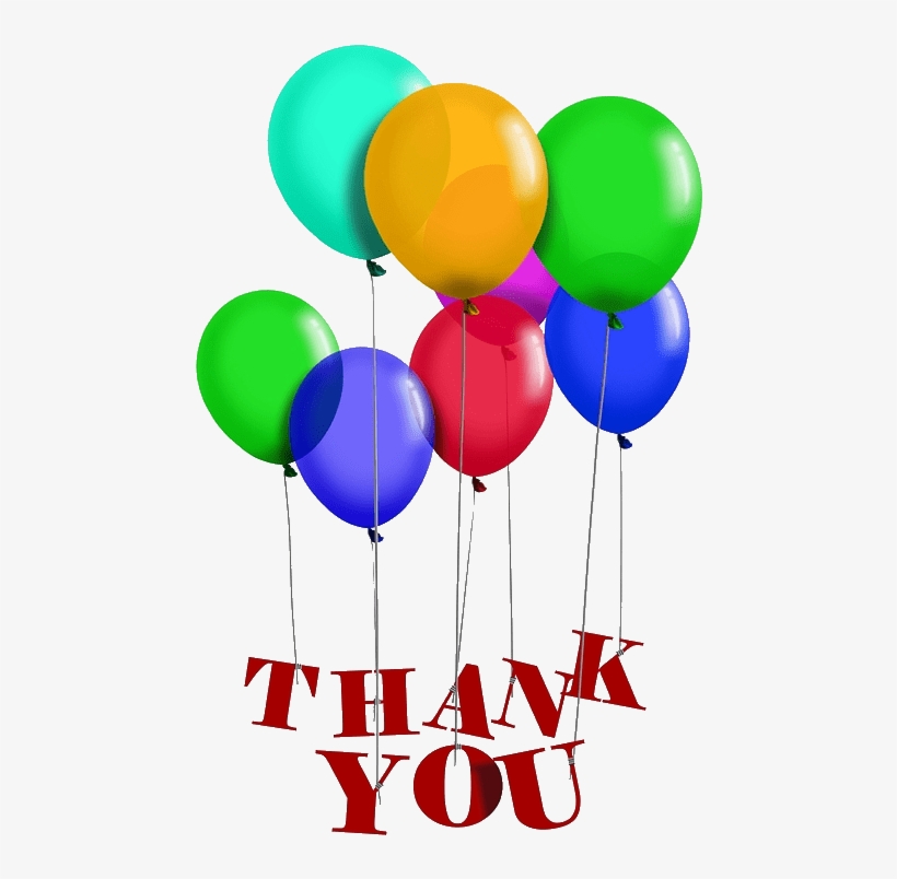 Thank You Balloons Transparent PNG - 663x750 - Free Download on NicePNG
