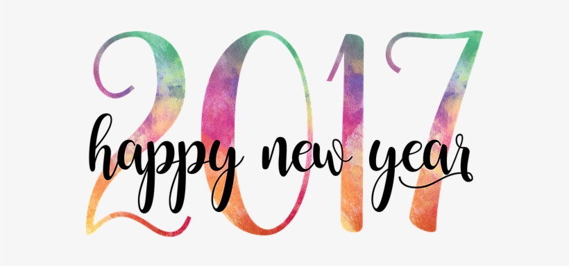Pixabay 2017 New Year - Happy New Year 2017 Png, transparent png download