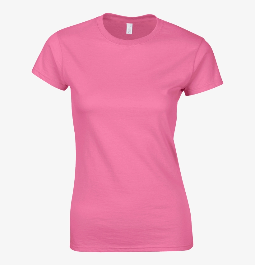 Womens Tees - Gildan Softstyle Ladies Fitted Ringspun T Shirt, transparent png download