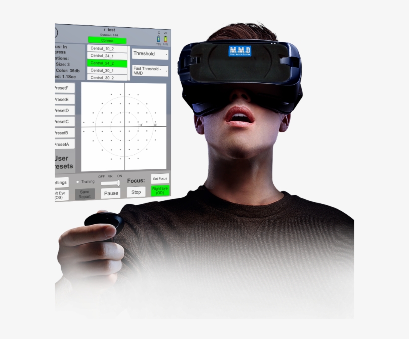 Mmd Logo Gear Vr With Patient Screen Only - Official Samsung Galaxy Gear Vr Headset With Motion, transparent png download