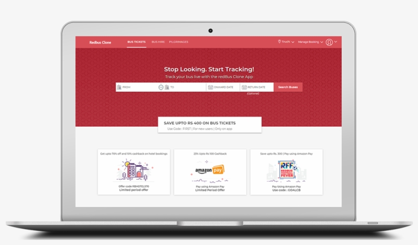 Abhibus Clone Script Overview - Redbus.in, transparent png download