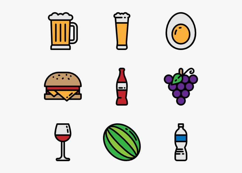 Food And Restaurant - Food In Line Png, transparent png download