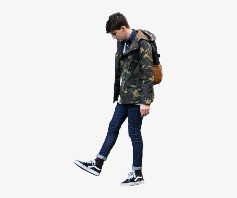Cutout Boy Cut Out People, People Cutout, People Icon, - Personas Mirando Al Piso Png, transparent png download