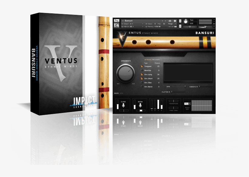 Ventus Ethnic Winds - Impact Soundworks Ventus Ethnic Winds Bansuri, transparent png download