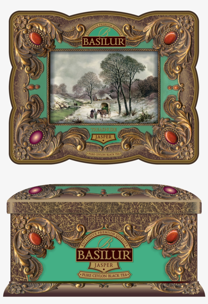 More Views - Basilur Gourmet Gift Tea Tin Box 100% Pure Ceylon Black, transparent png download