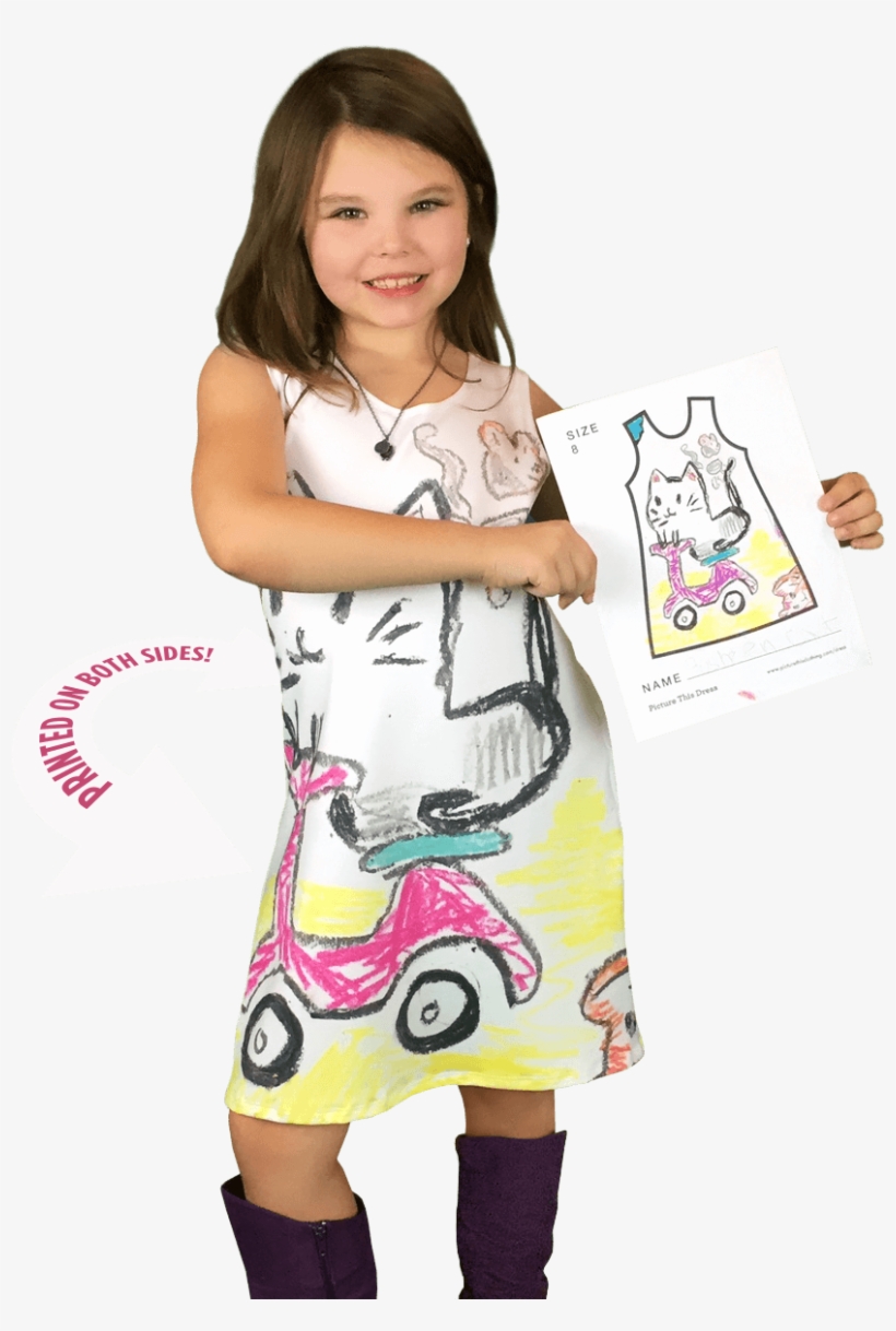 Picture This Dress 2 - Drawings Of App Dresses, transparent png download