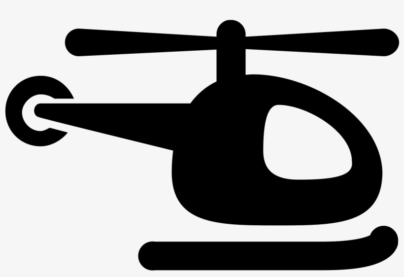 It's Logo Of A Helicopter - Helicopter Icon Grey, transparent png download