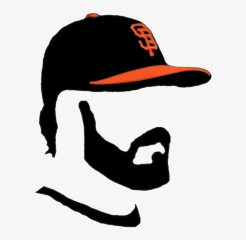 Thumbnail - Beard And Cap Silhouette, transparent png download