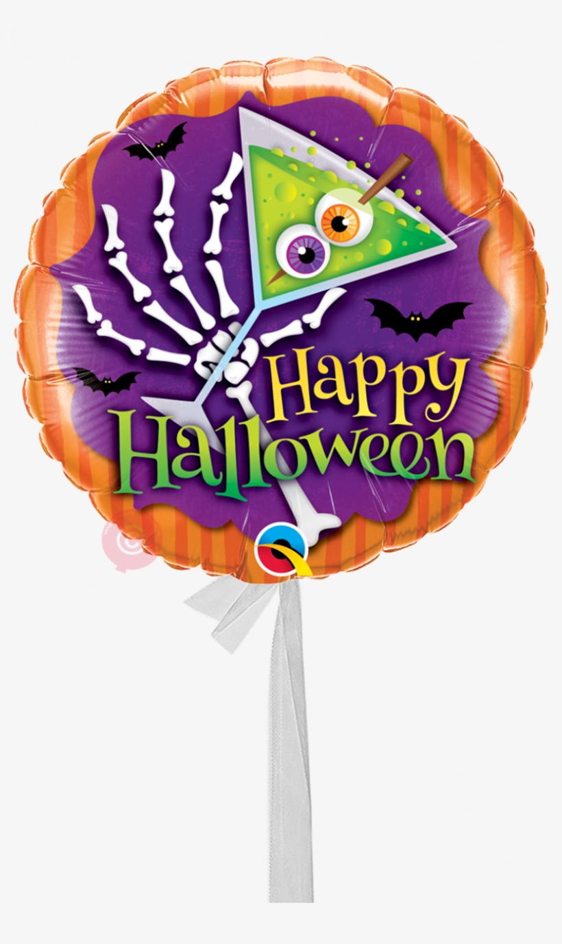 Halloween Scary Drink-single Balloons - Halloween 18 Foil Balloons, transparent png download