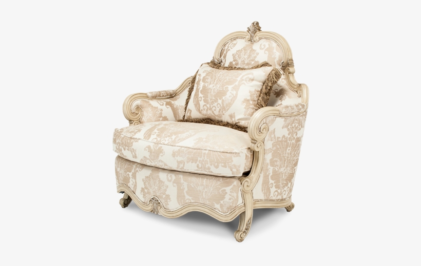 Platine De Royale Chair And A Half Group 1 Option 1 - Aico Michael Amini Platine De Royale Chair, transparent png download