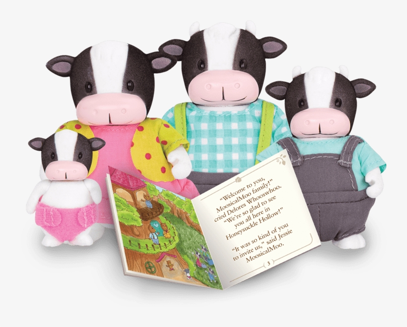 Li'l Woodzeez The Moosicalmoo Cow Family, transparent png download