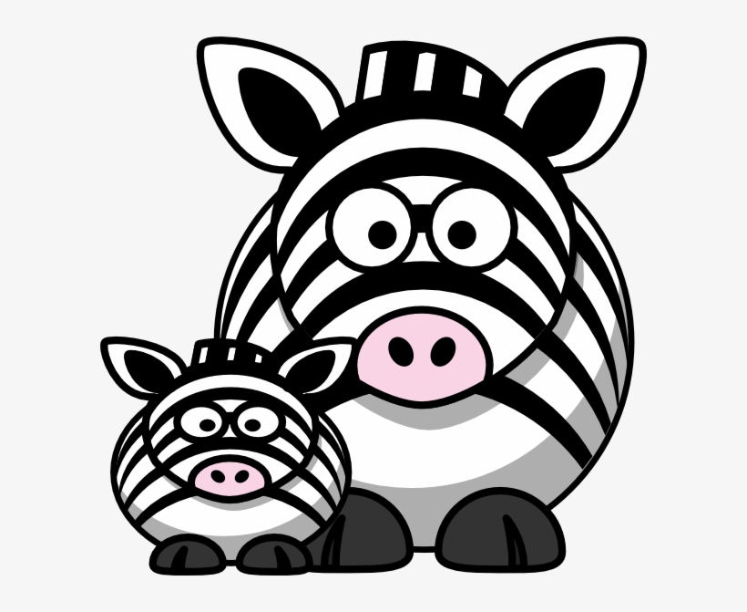 Cartoon Zebra Shower Curtain, transparent png download