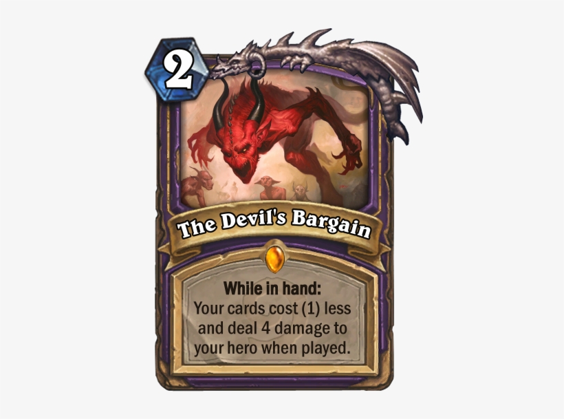Warlock Legendary Spell With In-hand Mechanics - Murloc Paladin Un Goro, transparent png download