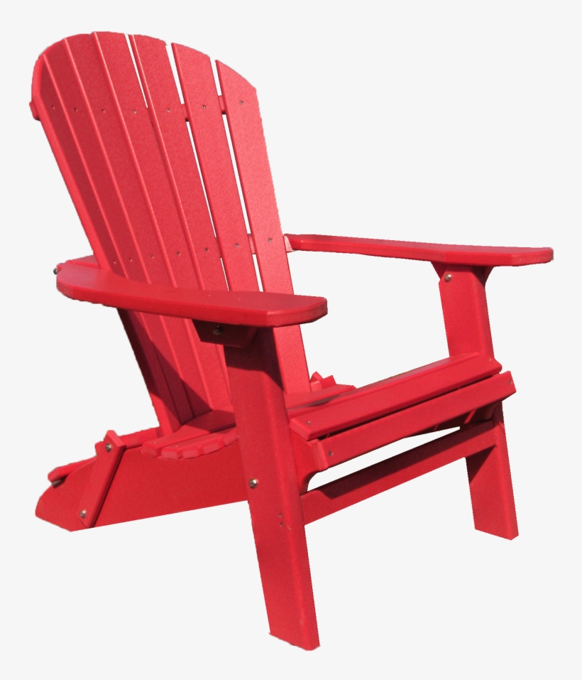 Deluxe Adirondack Chair Outdoor Furniture Poly Furniture - Adirondack Chair Png Image Transparent, transparent png download