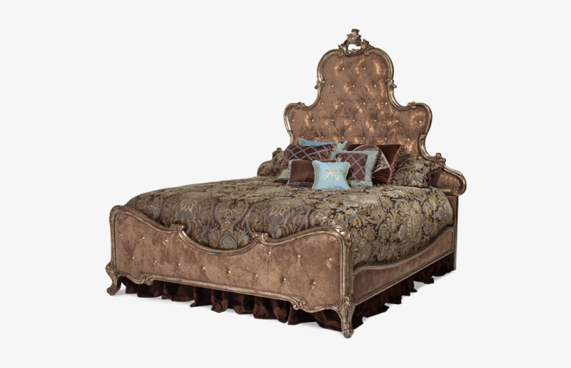 Michael Amini Platine De Royale Upholstered Panel Headboard, transparent png download