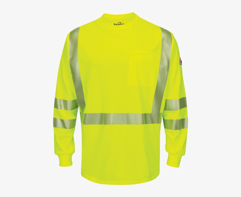 Hi Visibility Midweight T Shirt - High-visibility Clothing, transparent png download