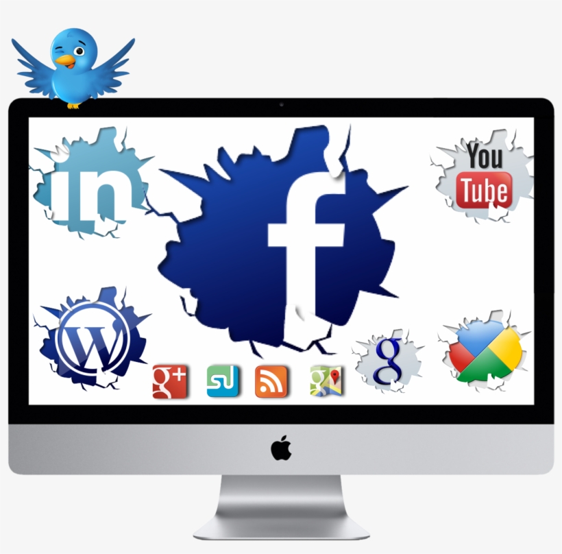 Free Social Media Consultation - Mac Social Media Png, transparent png download