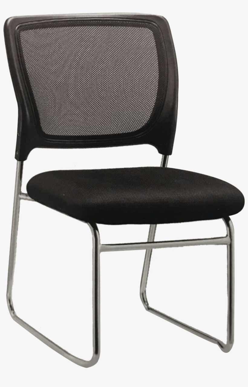The Maark Black Color Visitors Chairs - Chair, transparent png download