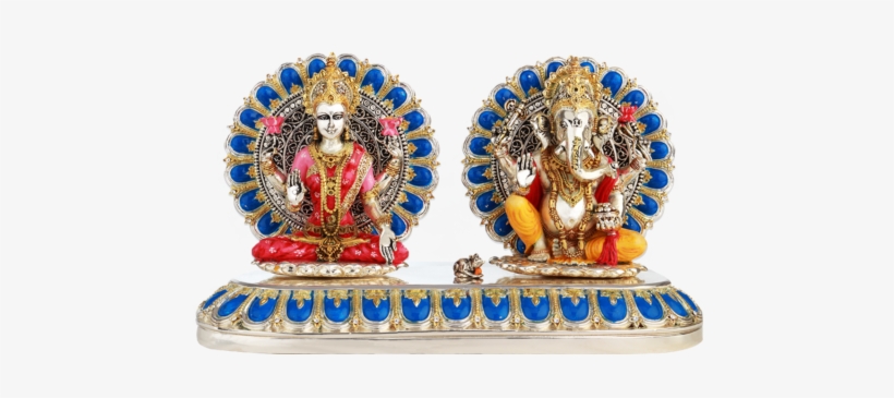 Lakshmi Ganesha - Statue, transparent png download