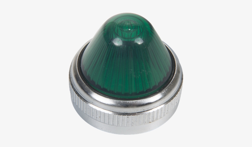 Pilot Light Lens Push To Test Green Pc For N100 - Lens, transparent png download