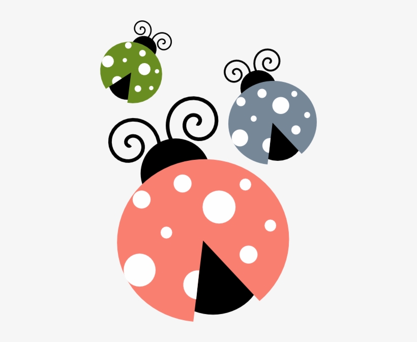 Multi Colored Lady Bugs Svg Clip Arts 426 X 592 Px, transparent png download