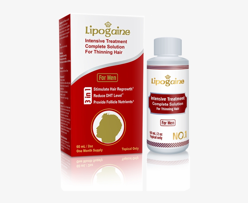 Lipogaine For Men, transparent png download