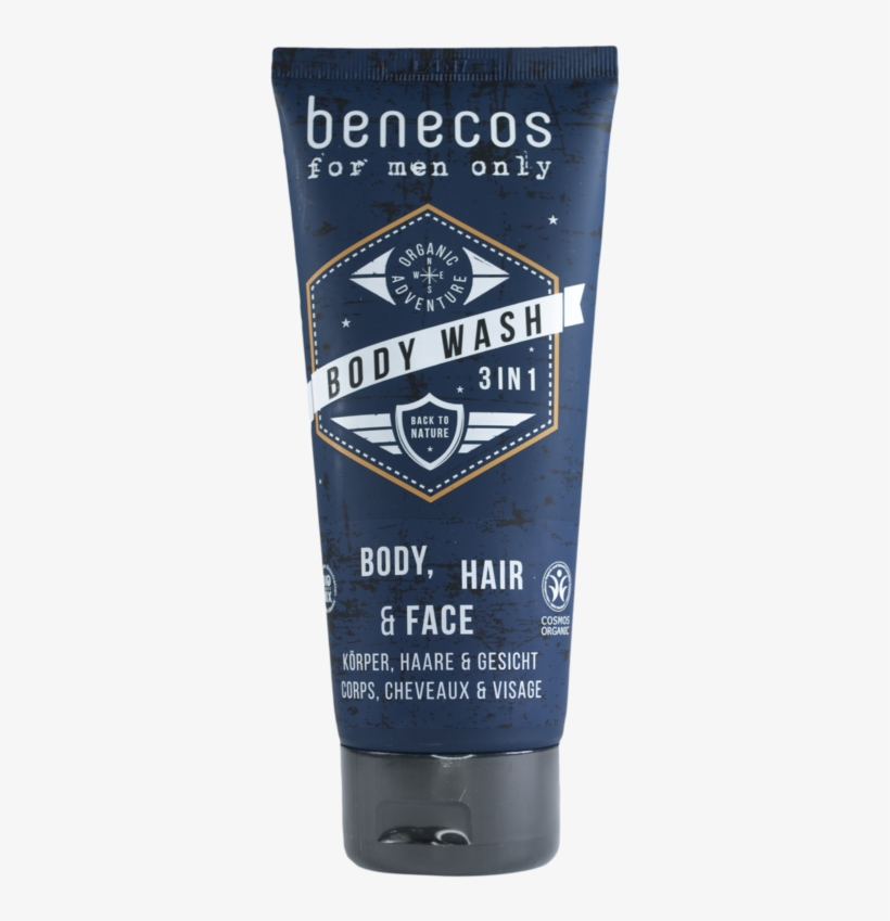 Benecos For Men Only 3in1 Body Wash - Benecos For Men Only Face & After-shave Balm, 50ml, transparent png download
